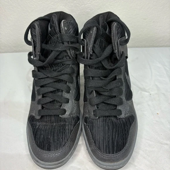 Nike Dunk Sky High black Metallic hematite Women's 6 - Picture 3 of 6